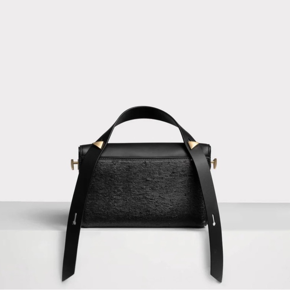 Nada Sawaya JE TE VEUX Glamour Bag in Silver Moonlight